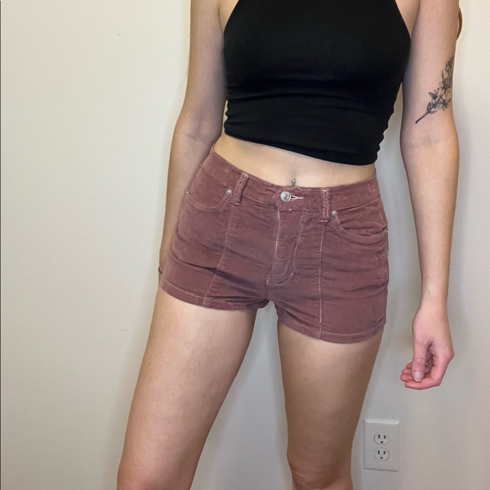 Free people corduroy shorts!